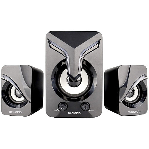 Акустична система MICROLAB U-270 2.1, 11W, USB, LED, чорний