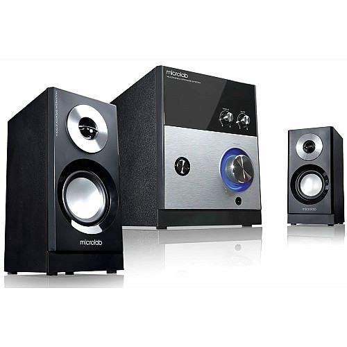 Акустична система MICROLAB M-880 2.1, 59W, mini-jack, чорний