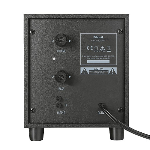Акустична система Trust Avora 2.1, USB/AUX, чорний