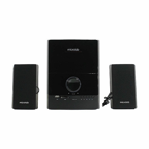 Акустична система MICROLAB M-500U 2.1, 40W, mini-jack/USB/SD, пк, чорний
