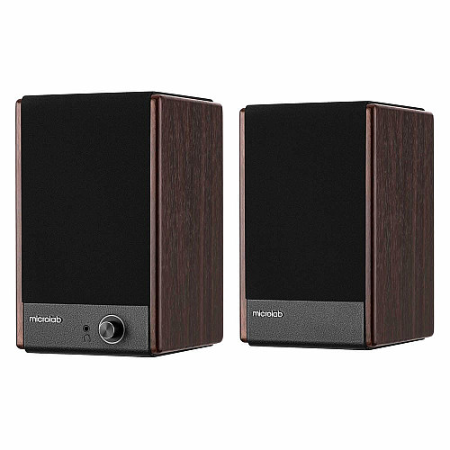 Акустична система MICROLAB SOLO 4 2.0, 60w, mini-jack/, коричневий