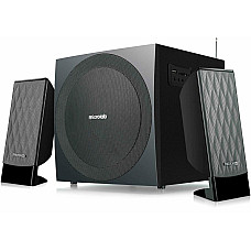 Акустична система MICROLAB M-300U 2.1, 38W, mini-jack/USB/SD/FM, чорний