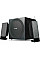 Акустична система MICROLAB M-300U 2.1, 38W, mini-jack/USB/SD/FM, чорний