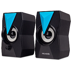 Акустична система MICROLAB B-22 2.0, USB, mini-jack, чорний