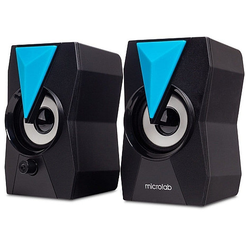 Акустична система MICROLAB B-22 2.0, USB, mini-jack, чорний