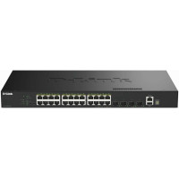 Коммутатор D-Link DGS-1530-28 24xGE, 4xSFP+ Управляемый. L2+