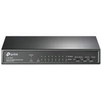 Комутатор TP-LINK TL-SF1009P 9x1FE (8xPoE), 65Вт, Некерований