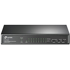 Комутатор TP-LINK TL-SF1009P 9x1FE (8xPoE), 65Вт, Некерований