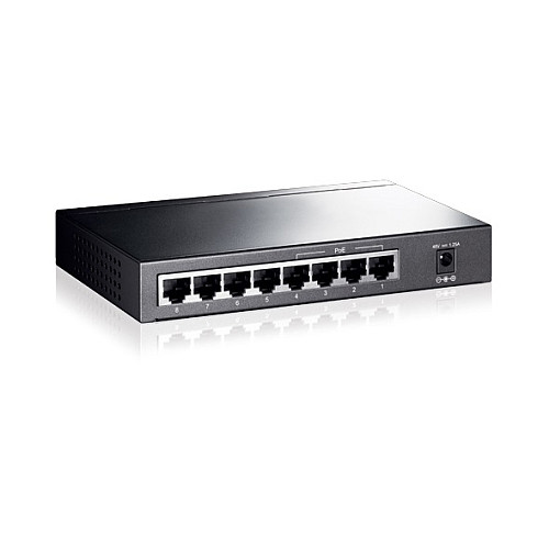 Комутатор TP-LINK TL-SG1008P 8xGE (8xPoE), 65.2Вт, Некерований