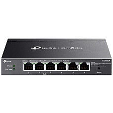 Комутатор TP-LINK ES206GP  6xGE (4xPoE), 65W, WebSmart