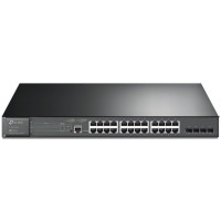 Коммутатор TP-LINK SG3428MP 24xGE (24 PoE), 4xSFP, 384Вт Управляемый L2