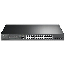 Коммутатор TP-LINK SG3428MP 24xGE (24 PoE), 4xSFP, 384Вт Управляемый L2