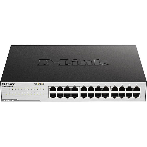 Коммутатор D-Link GO-SW-24G 24xGE, Desktop, Неуправляемый