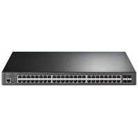 Коммутатор TP-LINK SG3452XP 48xGE (48xPoE), 4xSFP+, 500Вт, Управляемый L2