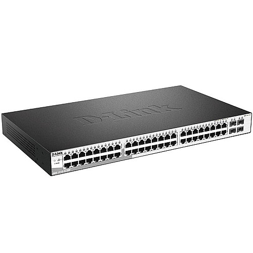 Комутатор D-Link DGS-1210-52/ME revB 48xGE, 4xSFP, MetroEthernet