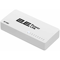 Комутатор 2E PowerLink SF108C, 8xFE, Некерований