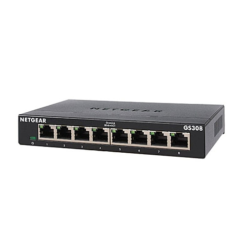 Комутатор NETGEAR GS308 8xGE, Некерований
