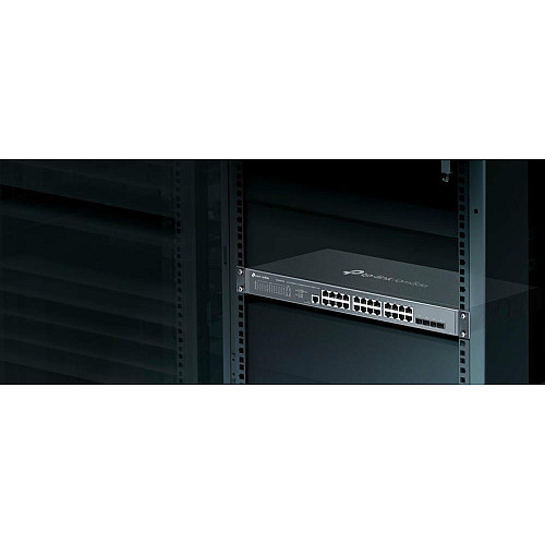 Комутатор TP-LINK SG3428X-M2 24x2.5GE, 4xSFP+, Керований L2