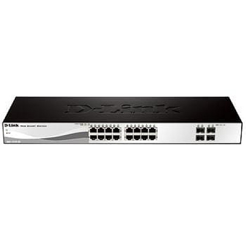 Коммутатор D-Link DGS-1210-20/F 16xGE, 4xSFP, WebSmart