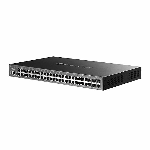 Коммутатор TP-LINK SG5452XMPP 48xGE (48xPoE), 4xSFP+, 770Вт, Управляемый L3