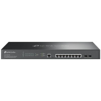Коммутатор TP-LINK SG3210XHP-M2 8x2.5GE (8xPoE), 2x10GE SFP+, 240Вт, Управляемый L2