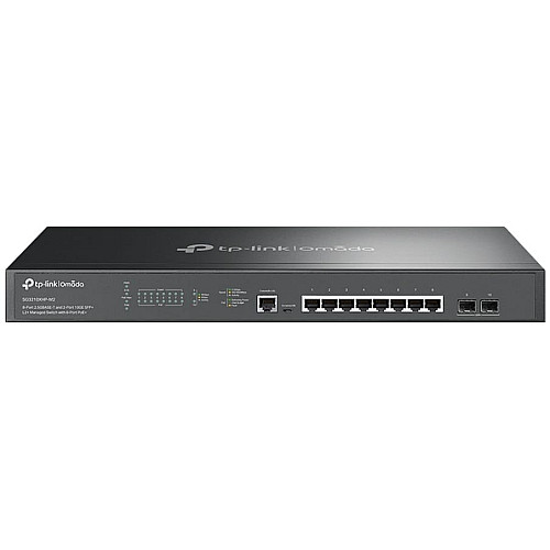 Коммутатор TP-LINK SG3210XHP-M2 8x2.5GE (8xPoE), 2x10GE SFP+, 240Вт, Управляемый L2