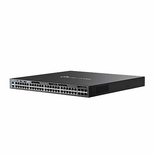 Комутатор TP-LINK SG6654XHP 48xGE (48xPoE), 6xSFP+, 1440Вт, Керований L3