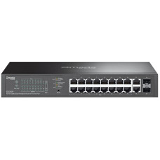 Комутатор TP-LINK ES220GP  18xGE (16xPoE), 250W, 2xSFP, WebSmart