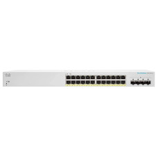 Комутатор Cisco CBS220 24хGE, PoE, 4x1G SFP, Smart