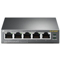Комутатор TP-LINK TL-SF1005P 5xFE (4xPoE), 56Вт, Некерований