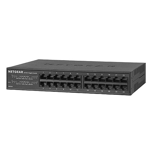 Комутатор NETGEAR GS324 24xGE, Некерований