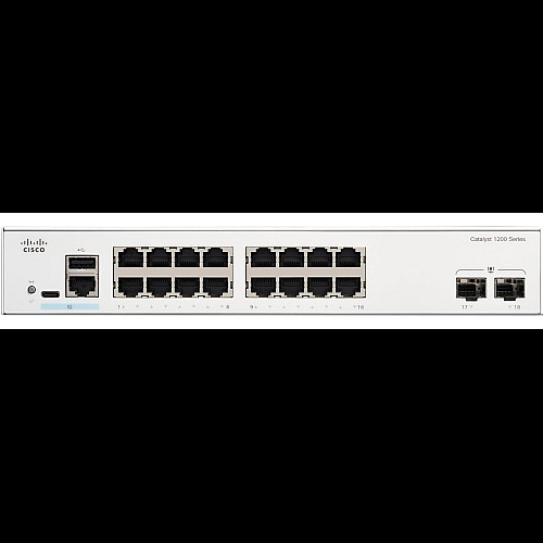 Комутатор Cisco Catalyst 1200 16xGE, 2x1G SFP