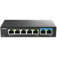 Коммутатор D-Link DMS-107/E 2x2.5GE, 5xGE, Неуправляемый