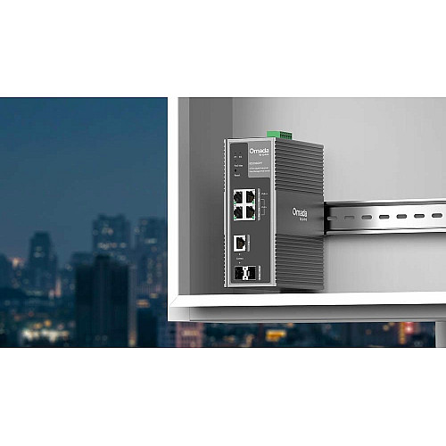 Промышленный коммутатор TP-LINK IES206GPP 4xGE (PoE), 120W, 1xGE/SFP, 1xSFP WebSmart