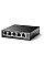 Комутатор TP-LINK TL-SF1005LP 5x1FE (4xPoE), 41Вт, Некерований