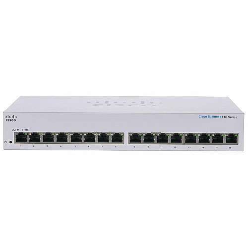Коммутатор Cisco CBS110 16xGE,Unmanaged