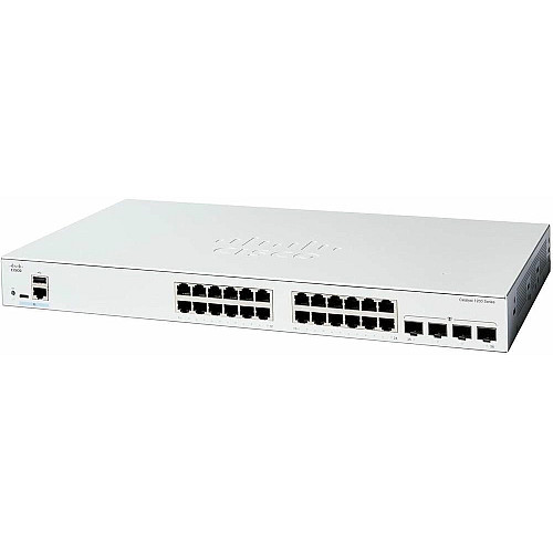 Комутатор Cisco Catalyst 1200 24xGE, 4x1G SFP