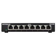 Комутатор NETGEAR GS308 8xGE, Некерований