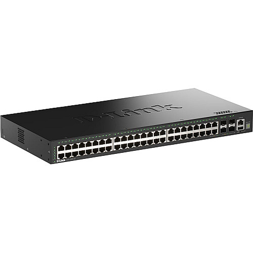 Комутатор D-Link DGS-1530-52 48xGE, 4xSFP+ Керований. L2+