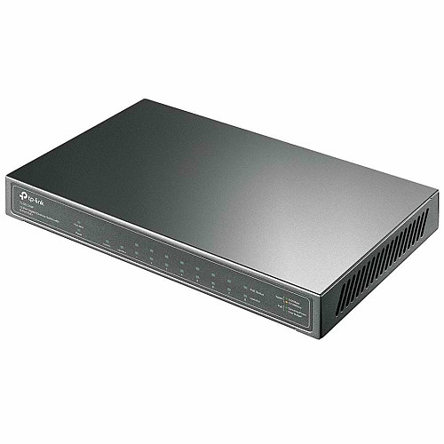 Коммутатор TP-LINK TL-SG1210P 8xGE (8xPoE), 1xSFP, 63Вт, Неуправляемый