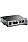 Комутатор TP-LINK TL-SG1005P 5xGE (4xPoE), 56Вт, Некерований