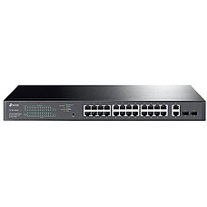Комутатор TP-LINK TL-SG1428PE 24xGE (24xPoE) 2xSFP, 250Вт, WebSmart