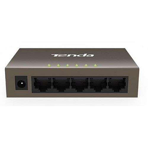 Комутатор TENDA TEF1005D 5xFE, Некерований