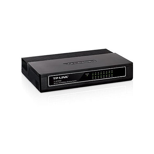 Комутатор TP-LINK TL-SF1016D 16xFE, Некерований