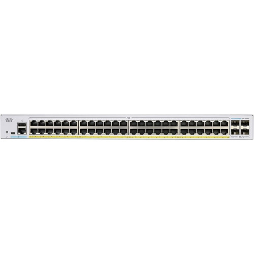Комутатор Cisco CBS350 48xGE, Full PoE, 4x1G SFP, Managed
