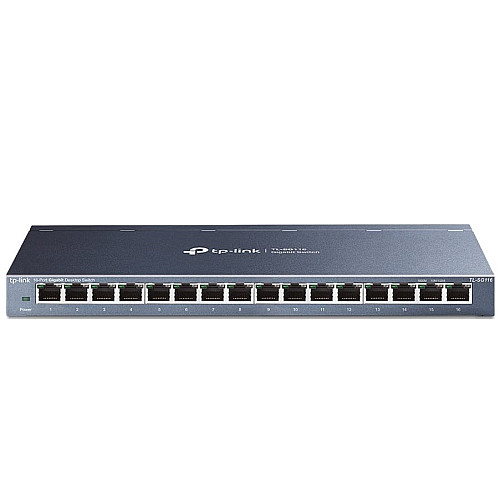 Комутатор TP-LINK TL-SG116 16xGE, Некерований