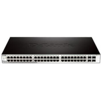 Коммутатор D-Link DGS-1210-52 48xGE, 4xSFP, WebSmart