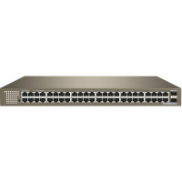 Коммутатор TENDA TEG1050F 48xGE, 2xSFP Combo, Неуправляемый