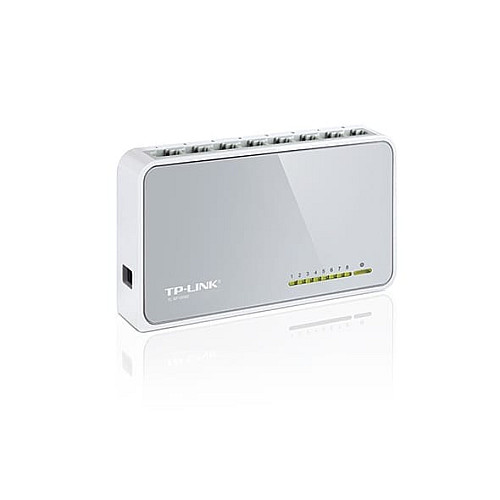 Комутатор TP-LINK TL-SF1008D, 8xFE, Некерований