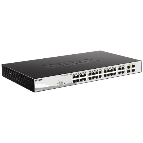 Комутатор D-Link DGS-1210-24P PoE, Websmart